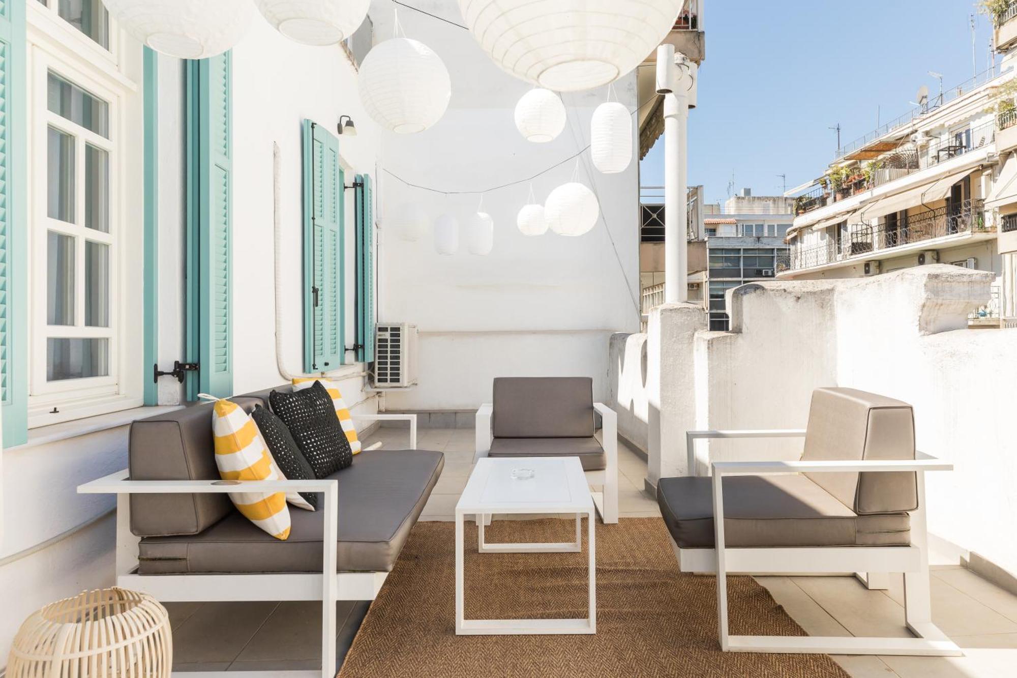 Zoe By Halu! Lovely Penthouse In The Center Thessaloníki Exteriör bild
